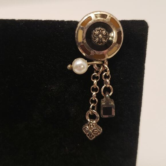 BRIGHTON dangle‎ jeweled earrings - Picture 3 of 4